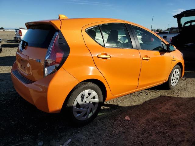 JTDKDTB3XG1128563 - 2016 TOYOTA PRIUS C ORANGE photo 3