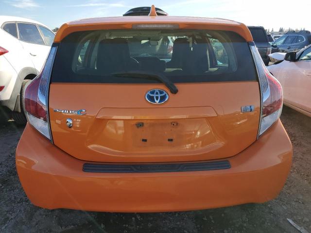 JTDKDTB3XG1128563 - 2016 TOYOTA PRIUS C ORANGE photo 6