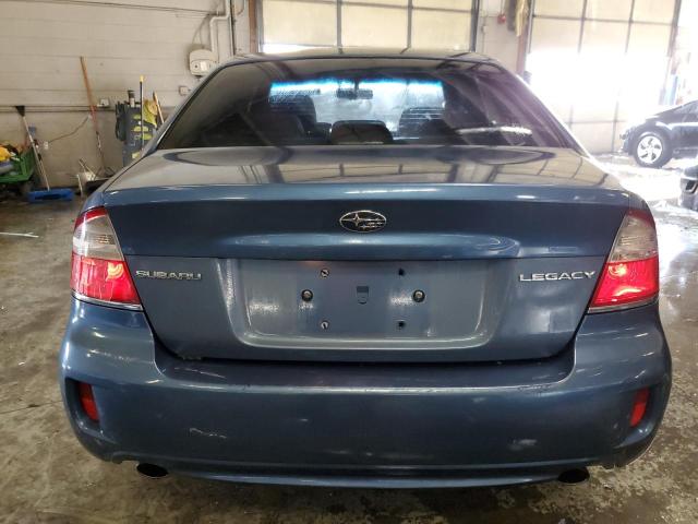 4S3BL616487223893 - 2008 SUBARU LEGACY 2.5I BLUE photo 6