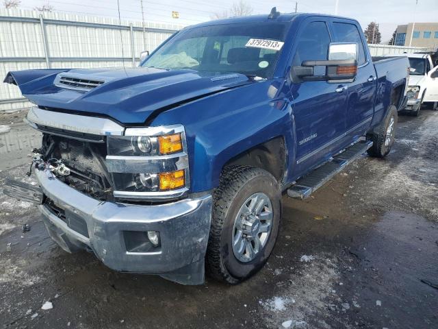 1GC4KXCY6KF219082 - 2019 CHEVROLET SILVERADO K3500 LTZ BLUE photo 1