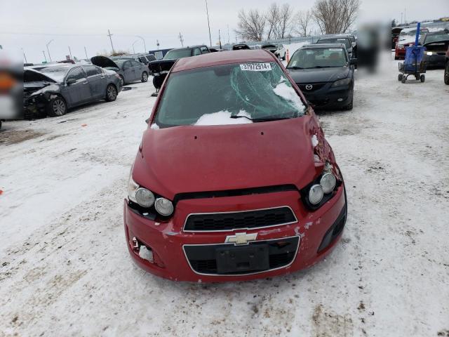 1G1JC5SH2C4218863 - 2012 CHEVROLET SONIC LT RED photo 5