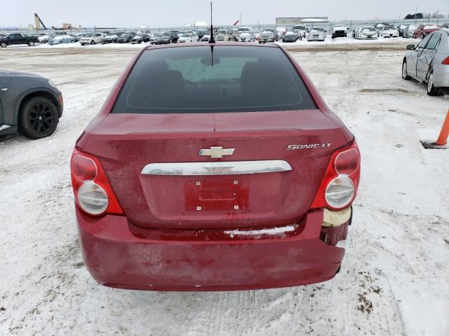 1G1JC5SH2C4218863 - 2012 CHEVROLET SONIC LT RED photo 6