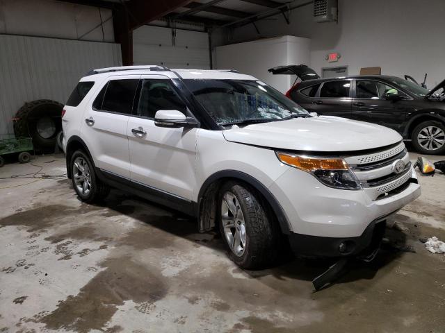 1FM5K8F86DGA83213 - 2013 FORD EXPLORER LIMITED WHITE photo 4