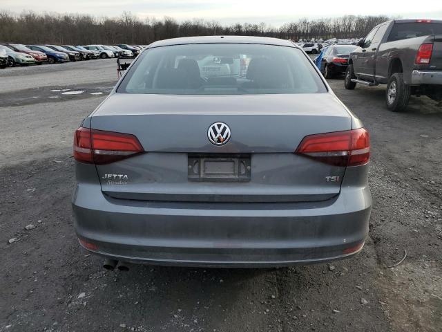 3VW2B7AJ8HM385154 - 2017 VOLKSWAGEN JETTA S GRAY photo 6