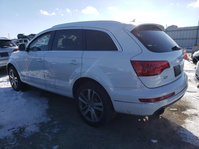 WA1LGAFE6DD014320 - 2013 AUDI Q7 PREMIUM PLUS WHITE photo 2