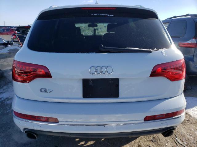 WA1LGAFE6DD014320 - 2013 AUDI Q7 PREMIUM PLUS WHITE photo 6