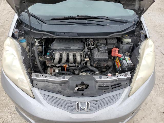 JHMGE8H4XAC008935 - 2010 HONDA FIT SPORT SILVER photo 11