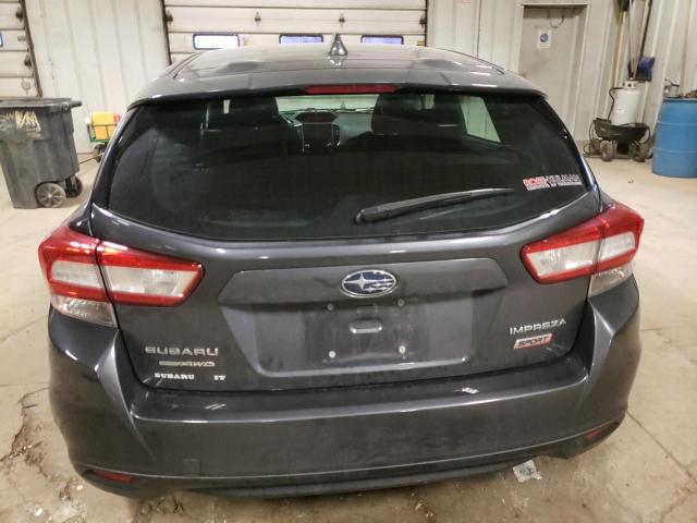 4S3GTAJ65K3715646 - 2019 SUBARU IMPREZA SPORT GRAY photo 6