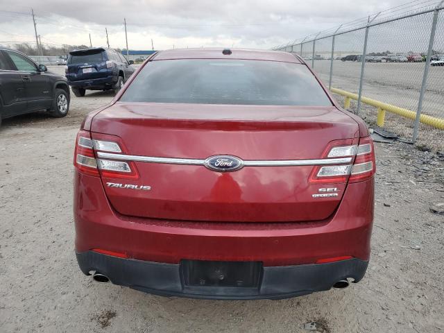 1FAHP2E87EG121444 - 2014 FORD TAURUS SEL BURGUNDY photo 6