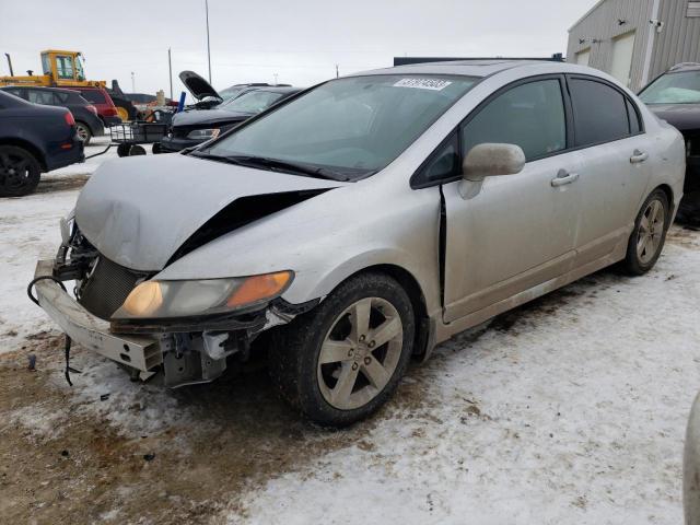 2HGFA16548H003878 - 2008 HONDA CIVIC LX Сріблястий фото 1