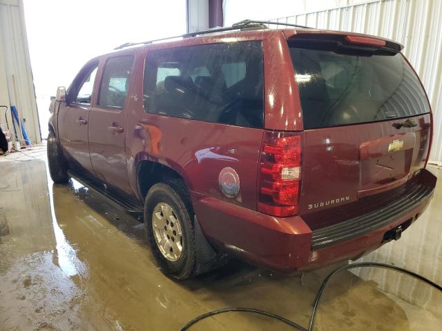 1GNFK26389J121777 - 2009 CHEVROLET SUBURBAN K1500 LT RED photo 2