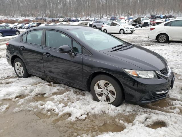 19XFB2F57DE084396 - 2013 HONDA CIVIC LX BLACK photo 4