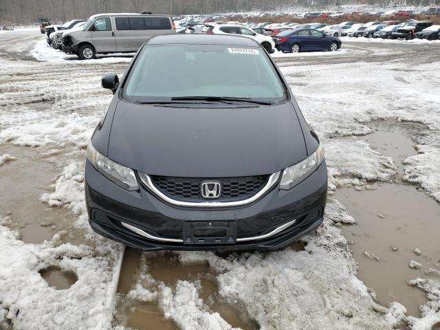 19XFB2F57DE084396 - 2013 HONDA CIVIC LX BLACK photo 5