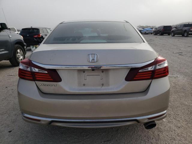 1HGCR2F33HA010500 - 2017 HONDA ACCORD LX GOLD photo 6