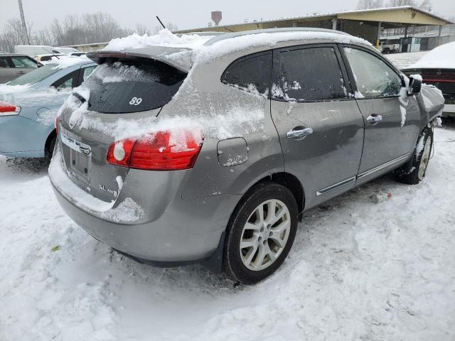 JN8AS5MV2BW269820 - 2011 NISSAN ROGUE S GRAY photo 3