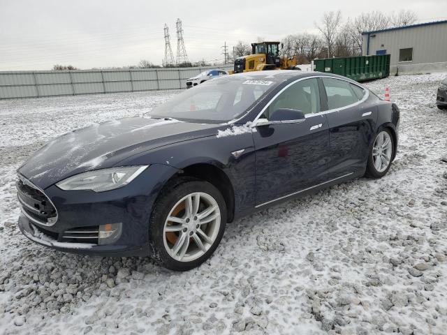 5YJSA1H18EFP52787 - 2014 TESLA MODEL S შავი ფოტო 1