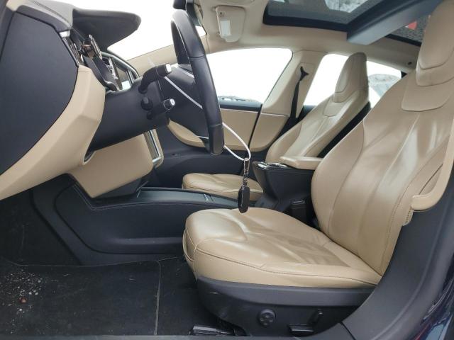 5YJSA1H18EFP52787 - 2014 TESLA MODEL S შავი ფოტო 7