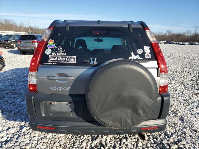 JHLRD788X5C040657 - 2005 HONDA CR-V EX SILVER photo 6