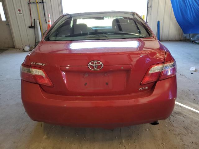 4T1BK46K77U009666 - 2007 TOYOTA CAMRY LE RED photo 6
