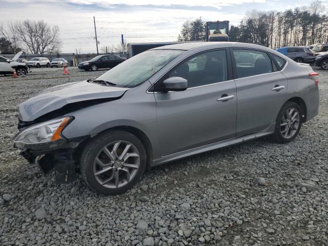 3N1AB7APXEY237145 - 2014 NISSAN SENTRA S GRAY photo 1