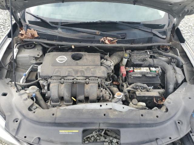3N1AB7APXEY237145 - 2014 NISSAN SENTRA S GRAY photo 11