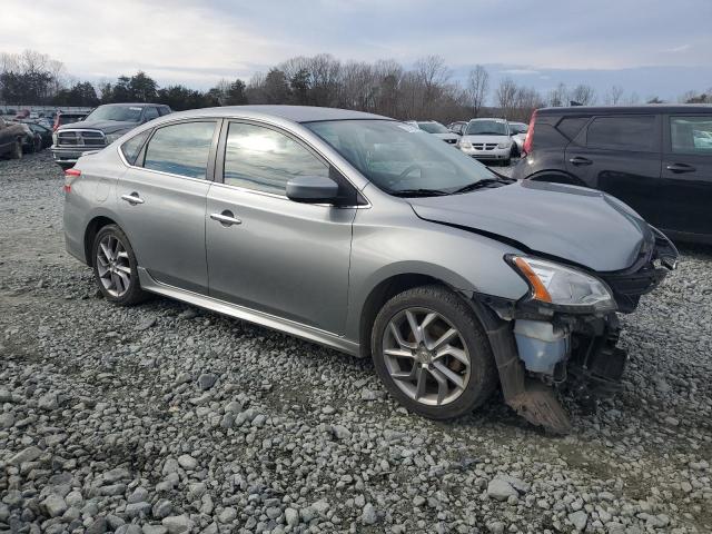 3N1AB7APXEY237145 - 2014 NISSAN SENTRA S GRAY photo 4