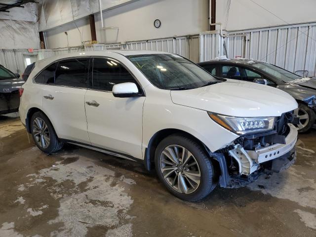 5FRYD4H56HB020702 - 2017 ACURA MDX TECHNOLOGY WHITE photo 4