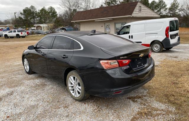 1G1ZE5ST3HF116193 - 2017 CHEVROLET MALIBU LT BLACK photo 3