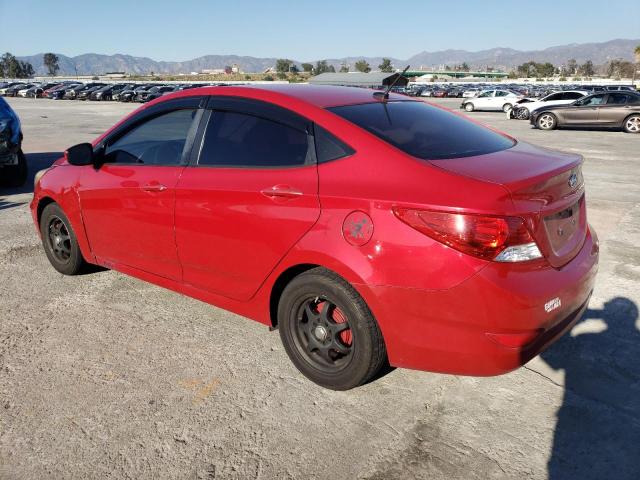 KMHCT4AE5DU440182 - 2013 HYUNDAI ACCENT GLS RED photo 2