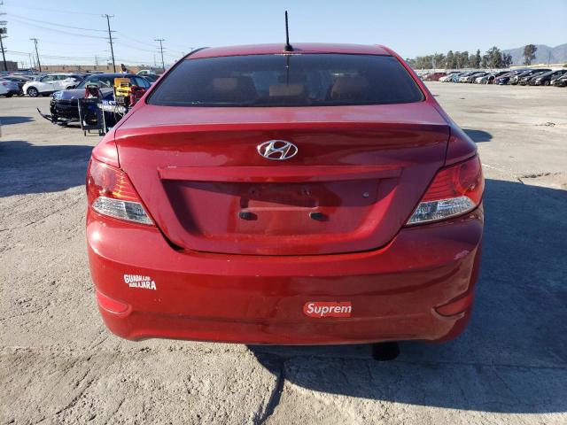 KMHCT4AE5DU440182 - 2013 HYUNDAI ACCENT GLS RED photo 6