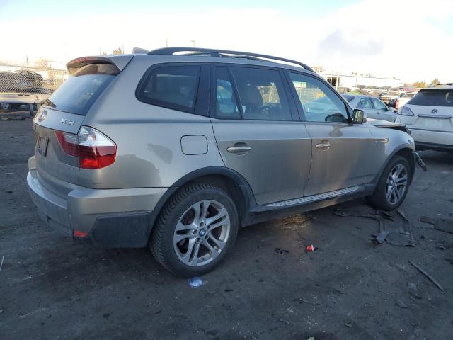 WBXPC93428WJ07149 - 2008 BMW X3 3.0SI SILVER photo 3