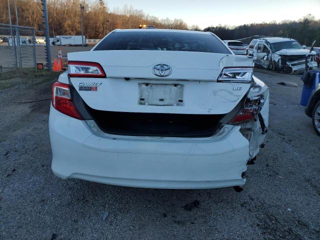 4T4BF1FKXER439987 - 2014 TOYOTA CAMRY L WHITE photo 6