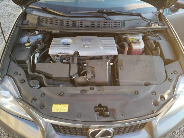 JTHKD5BH7C2103436 - 2012 LEXUS CT 200 GRAY photo 11