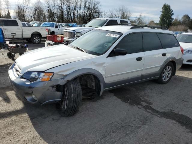 4S4BP61C357330158 - 2005 SUBARU LEGACY OUTBACK 2.5I WHITE photo 1