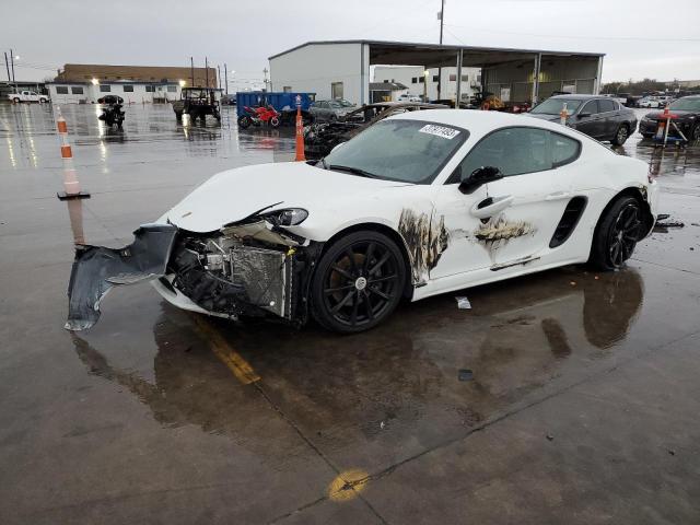 WP0AA2A85KS260094 - 2019 PORSCHE CAYMAN BAS WHITE photo 1