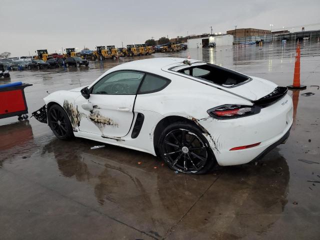 WP0AA2A85KS260094 - 2019 PORSCHE CAYMAN BAS WHITE photo 2