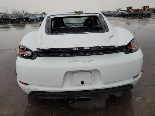 WP0AA2A85KS260094 - 2019 PORSCHE CAYMAN BAS WHITE photo 6