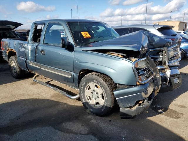 1GCEK19Z07Z110821 - 2007 CHEVROLET SILVERADO K1500 CLASSIC TURQUOISE photo 4