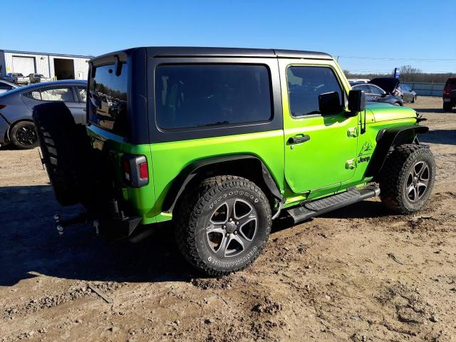 1C4GJXAG9JW293072 - 2018 JEEP WRANGLER SPORT GREEN photo 3