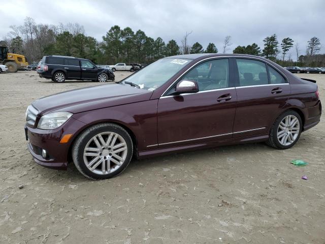 WDDGF54XX9R067172 - 2009 MERCEDES-BENZ C 300 BURGUNDY photo 1