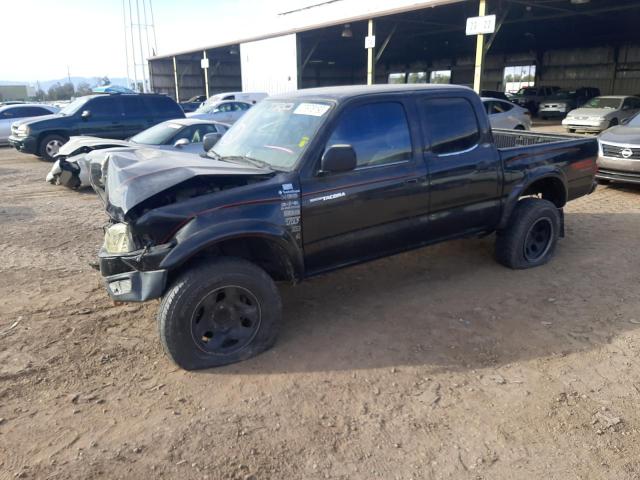 5TEGM92N11Z777272 - 2001 TOYOTA TACOMA DOUBLE CAB PRERUNNER BLACK photo 1