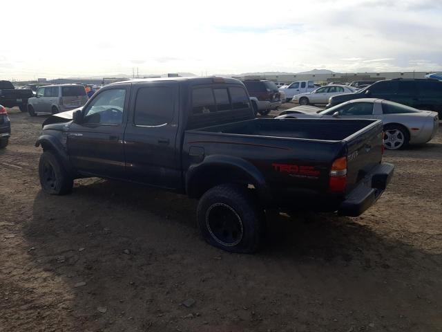 5TEGM92N11Z777272 - 2001 TOYOTA TACOMA DOUBLE CAB PRERUNNER BLACK photo 2
