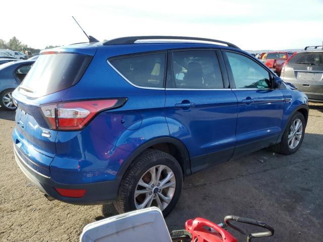 1FMCU0HD6JUC12917 - 2018 FORD ESCAPE SEL BLUE photo 3