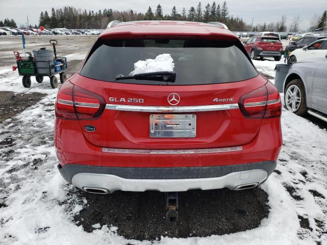 WDCTG4GBXJJ473580 - 2018 MERCEDES-BENZ GLA 250 4MATIC RED photo 6