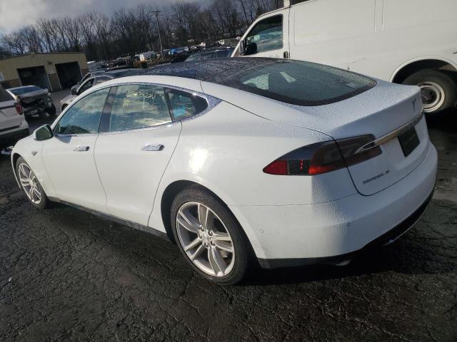 5YJSA1H25FFP69377 - 2015 TESLA MODEL S 85D WHITE photo 2