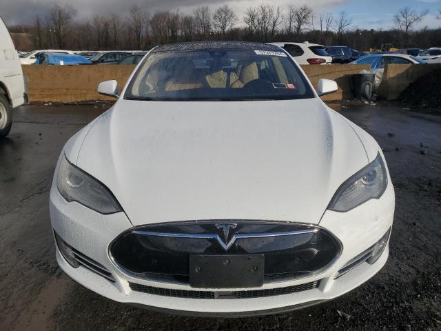 5YJSA1H25FFP69377 - 2015 TESLA MODEL S 85D WHITE photo 5