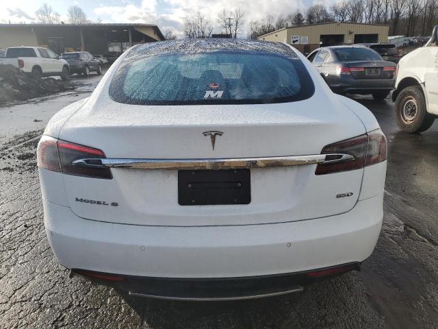 5YJSA1H25FFP69377 - 2015 TESLA MODEL S 85D WHITE photo 6