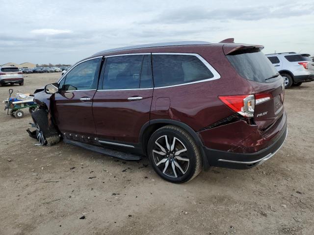 5FNYF6H66NB029749 - 2022 HONDA PILOT TOURING BURGUNDY photo 2