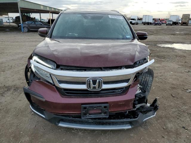 5FNYF6H66NB029749 - 2022 HONDA PILOT TOURING BURGUNDY photo 5