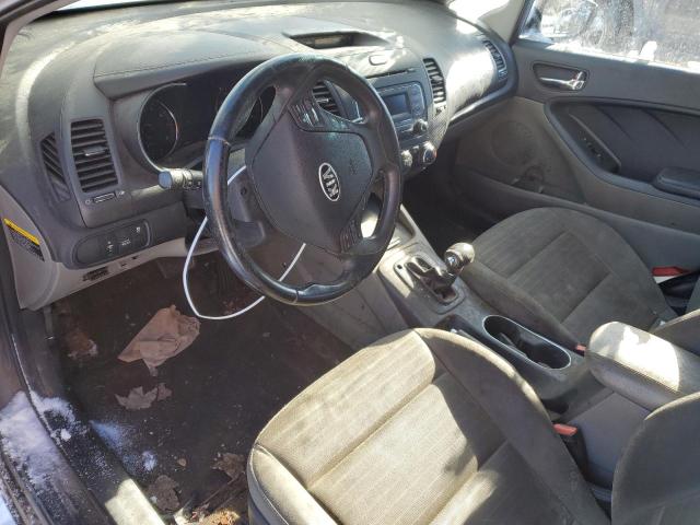 KNAFX5A82F5324406 - 2015 KIA FORTE EX CHARCOAL photo 8